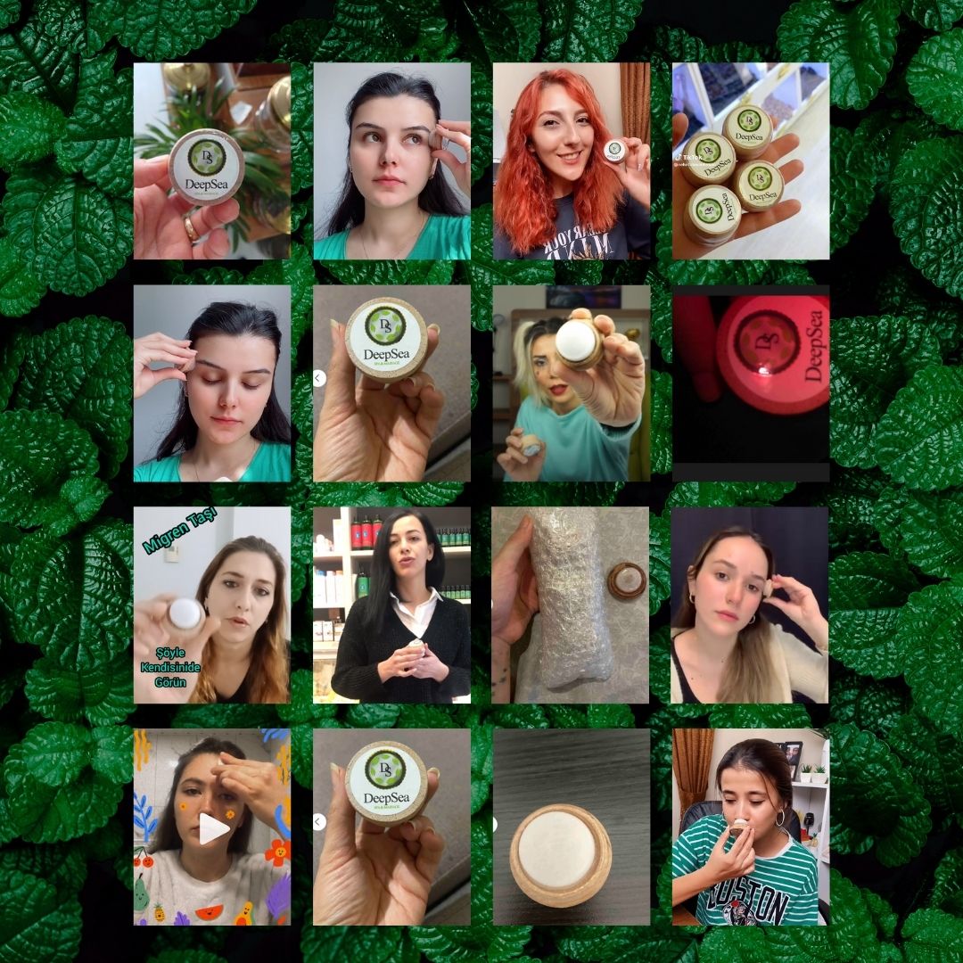 Natural Menthol Stone for Migraine & Headache Relief